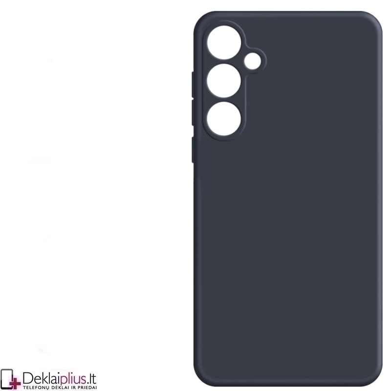Silikoninis ploniausias dėklas su kameros apsauga - juodas (Samsung Galaxy M35 5G) Silikoninis ploniausias dėklas su kameros apsauga - juodas (Samsung Galaxy M35 5G)